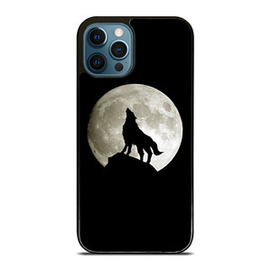 FULL MOON WOLF SILHOUETTE iPhone 12 Pro Max Case Cover
