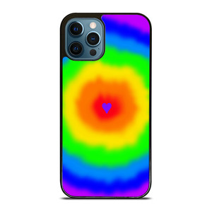 LOVE RAINBOW TIE DYE PATTERN iPhone 12 Pro Max Case Cover