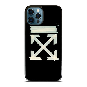 OFF WHITE TAPE LOGO iPhone 12 Pro Max Case Cover
