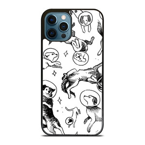 SPACE DOG WHITE PATTERN iPhone 12 Pro Max Case Cover
