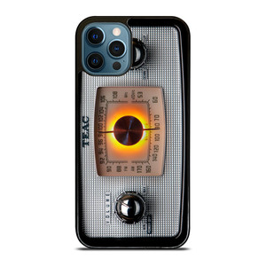 VINTAGE RADIO SILVER METAL iPhone 12 Pro Max Case Cover