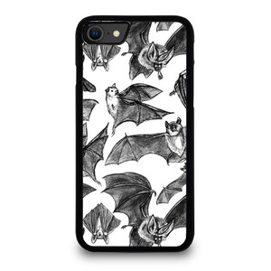 BAT HAND DRAWING PATTERN iPhone SE 2020 Case Cover