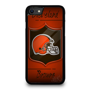 CLEVELAND BROWNS HELMET LOGO iPhone SE 2020 Case Cover CLEVELAND BROWNS HELMET LOGO iPhone SE 2020 Case Cover