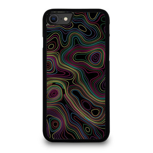 COLORFUL ABSTRACT LINES iPhone SE 2020 Case Cover