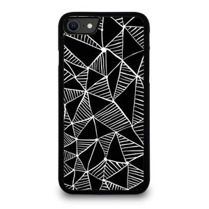 DARK TRIANGLE PATTERN iPhone SE 2020 Case Cover