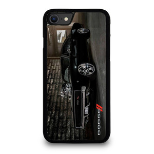 DODGE CHARGER BLACK CAR iPhone SE 2020 Case Cover DODGE CHARGER BLACK CAR iPhone SE 2020 Case Cover