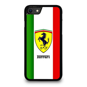 FERRARI ITALI FLAG LOGO iPhone SE 2020 Case Cover