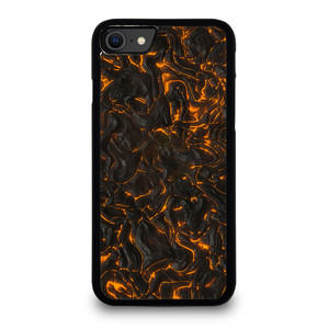 FIRE AND LAVA TEXTURES iPhone SE 2020 Case Cover