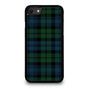 GREEN BLUE TARTAN PATTERN iPhone SE 2020 Case Cover GREEN BLUE TARTAN PATTERN iPhone SE 2020 Case Cover