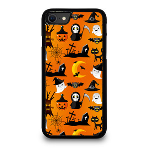 HAPPY HALLOWEEN CARTOON PATERN iPhone SE 2020 Case Cover HAPPY HALLOWEEN CARTOON PATERN iPhone SE 2020 Case Cover