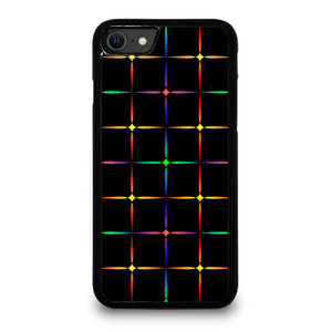 NEON DIAMONDS PATTERN iPhone SE 2020 Case Cover