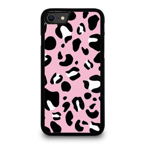 PINK LEOPARD PATTERN iPhone SE 2020 Case Cover