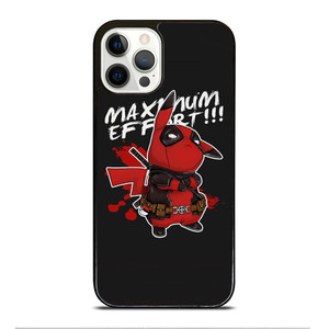 DEADPOOL POKEMON PIKACHU ART iPhone 12 Pro Case Cover