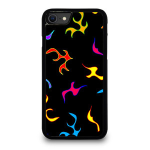 PLAYFUL FIRE PATTERN iPhone SE 2020 Case Cover