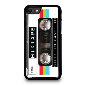 RETRO CLEAR MIXTAPE iPhone SE 2020 Case Cover