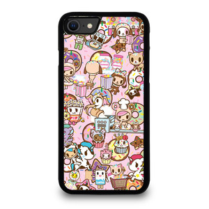TOKIDOKI DONUTELLA COLLAGE iPhone SE 2020 Case Cover TOKIDOKI DONUTELLA COLLAGE iPhone SE 2020 Case Cover