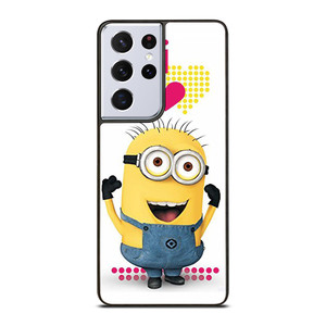 I LOVE MINION Samsung Galaxy S21 Ultra Case Cover I LOVE MINION Samsung Galaxy S21 Ultra Case Cover