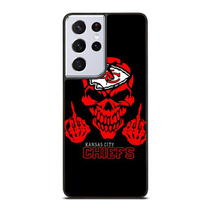 KANSAS CITY CHIEFS SKUL LOGO Samsung Galaxy S21 Ultra Case Cover