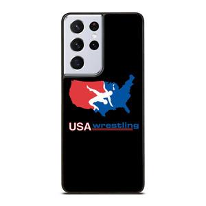 LOGO USA WRESTLING Samsung Galaxy S21 Ultra Case Cover LOGO USA WRESTLING Samsung Galaxy S21 Ultra Case Cover