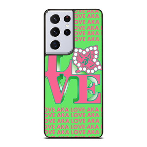 LOVE AKA PINK AND GREEN Samsung Galaxy S21 Ultra Case Cover LOVE AKA PINK AND GREEN Samsung Galaxy S21 Ultra Case Cover
