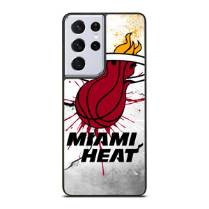 MIAMI HEAT ART LOGO Samsung Galaxy S21 Ultra Case Cover MIAMI HEAT ART LOGO Samsung Galaxy S21 Ultra Case Cover