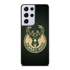 MILWAUKEE BUCKS WOODEN LOGO Samsung Galaxy S21 Ultra Case Cover
