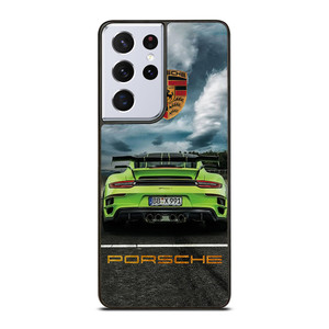 PORSCHE LOGO GREEN CAR Samsung Galaxy S21 Ultra Case Cover PORSCHE LOGO GREEN CAR Samsung Galaxy S21 Ultra Case Cover