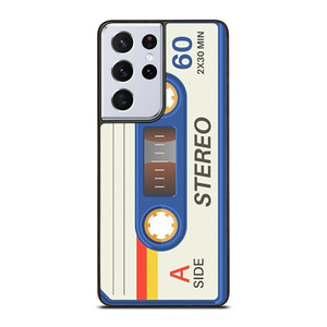 RETRO BLUE STEREO CASETTE TAPE Samsung Galaxy S21 Ultra Case Cover