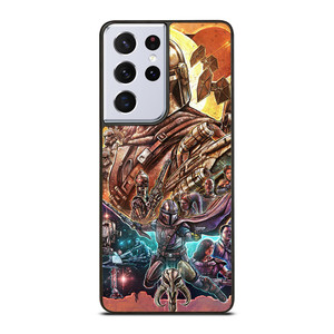 STAR WARS MANDALORIAN COLLAGE Samsung Galaxy S21 Ultra Case Cover STAR WARS MANDALORIAN COLLAGE Samsung Galaxy S21 Ultra Case Cover