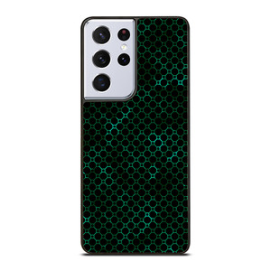 STYLISH HEXAGONAL GREEN PATTERN Samsung Galaxy S21 Ultra Case Cover