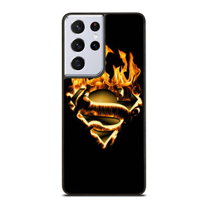 SUPERMAN LOGO FIRE Samsung Galaxy S21 Ultra Case Cover