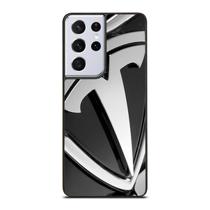 TESLA MOTOR EMBLEM LOGO Samsung Galaxy S21 Ultra Case Cover
