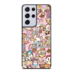 TOKIDOKI DONUTELLA COLLAGE Samsung Galaxy S21 Ultra Case Cover TOKIDOKI DONUTELLA COLLAGE Samsung Galaxy S21 Ultra Case Cover