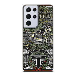 TRIUMPH MOTORCYCLE POSTER Samsung Galaxy S21 Ultra Case Cover