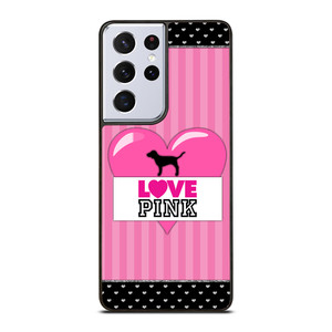 VICTORIA'S SECRET PINK LOVE Samsung Galaxy S21 Ultra Case Cover