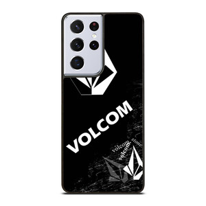 VOLCOM BLACK LOGO Samsung Galaxy S21 Ultra Case Cover VOLCOM BLACK LOGO Samsung Galaxy S21 Ultra Case Cover