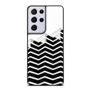 ZIG ZAG HALF PATTERN Samsung Galaxy S21 Ultra Case Cover