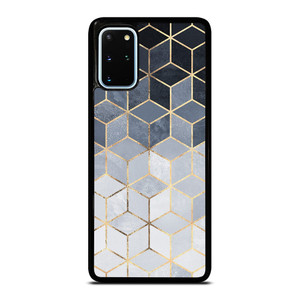 SOFT BLUE GRADIENT CUBES Samsung Galaxy S20 Plus Case Cover SOFT BLUE GRADIENT CUBES Samsung Galaxy S20 Plus Case Cover