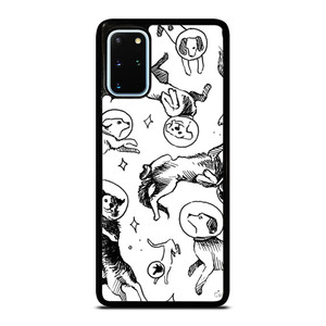 SPACE DOG WHITE PATTERN Samsung Galaxy S20 Plus Case Cover SPACE DOG WHITE PATTERN Samsung Galaxy S20 Plus Case Cover