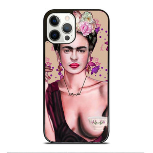 FRIDA KAHLO ART FACE iPhone 12 Pro Case Cover