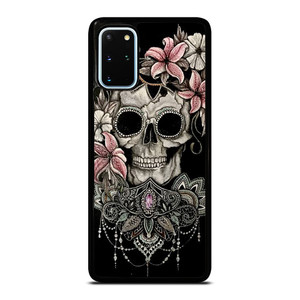 SUGAR SKULL FLOWER Samsung Galaxy S20 Plus Case Cover SUGAR SKULL FLOWER Samsung Galaxy S20 Plus Case Cover