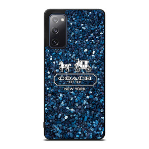 COACH NEW YORK BLUE STONE Samsung Galaxy S20 FE Case Cover