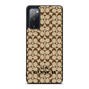 COACH NEW YORK BROWN Samsung Galaxy S20 FE Case Cover