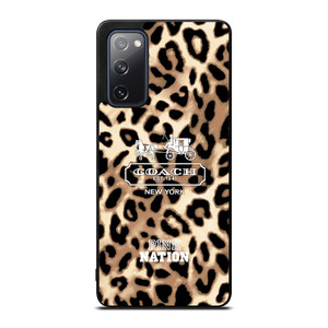 COACH NEW YORK PINK NATION LEPOARD Samsung Galaxy S20 FE Case Cover COACH NEW YORK PINK NATION LEPOARD Samsung Galaxy S20 FE Case Cover