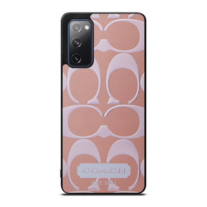 COACH NEW YORK PINK PATTERN Samsung Galaxy S20 FE Case Cover
