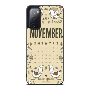 KATE SPADE NOVEMBER Samsung Galaxy S20 FE Case Cover