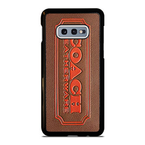 COACH LEATHERWARE EMBOSS Samsung Galaxy S10e Case Cover