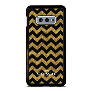 COACH NEW YORK GOLD ZIG ZAG Samsung Galaxy S10e Case Cover
