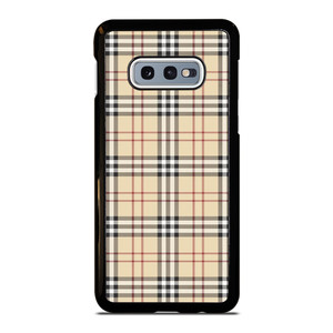 CREAM TARTAN PATTERN Samsung Galaxy S10e Case Cover