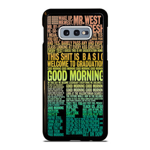 KANYE WEST RAPPER LYRICS Samsung Galaxy S10e Case Cover